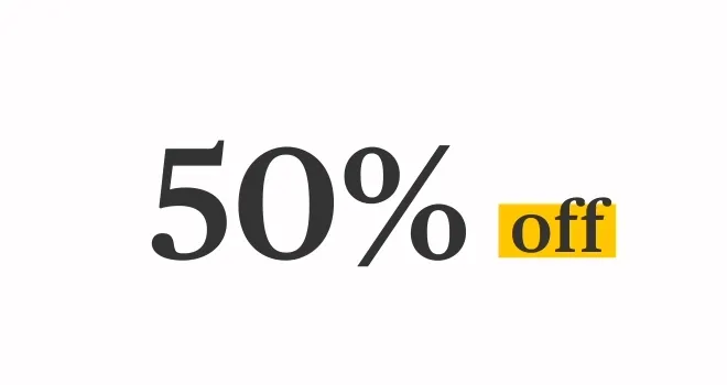50% off premium hybrid