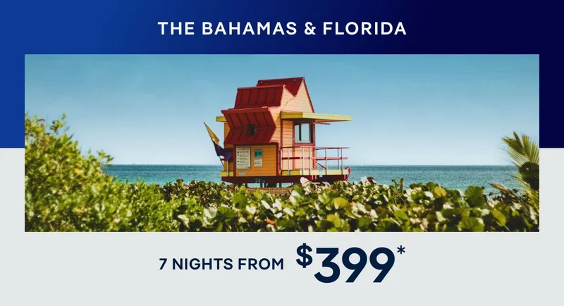 The Bahamas & Florida – 7+ Nights – Click to View Cruises & Book Now