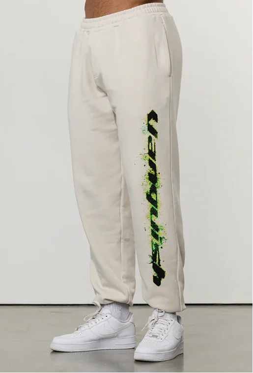ACID OFF WHITE OVERSIZED SWEATPANTS