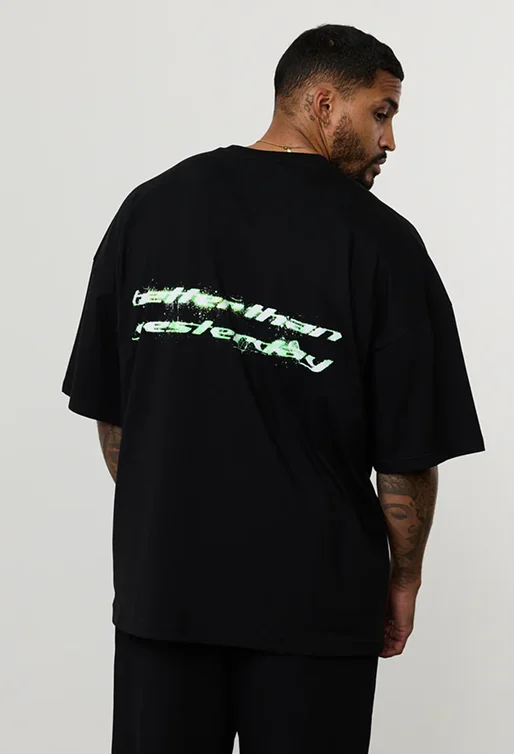 ACID BLACK OVERSIZED T SHIRT