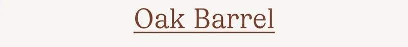 Oak Barrel
