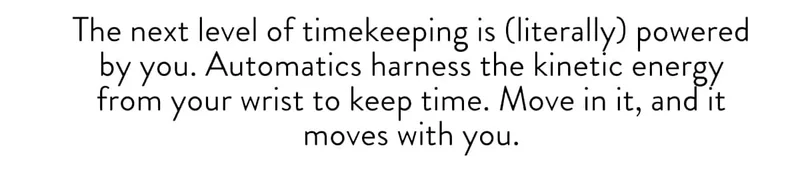 Next level timekeeping powered by you