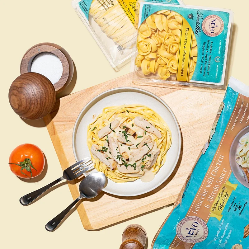Fettuccine with Chicken and Alfredo