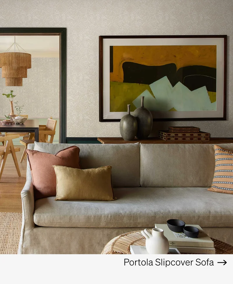 Shop the Portola Slipcover Sofa