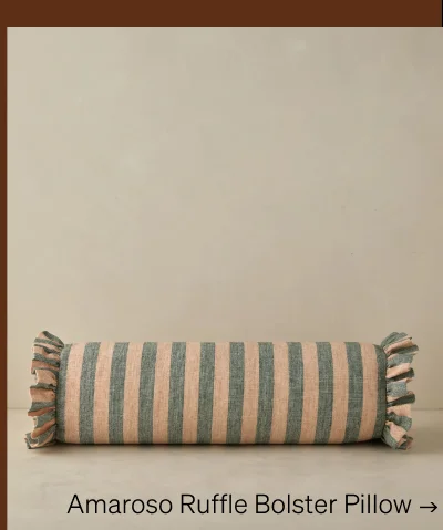 Shop Amaroso Ruffle Bolster Pillow