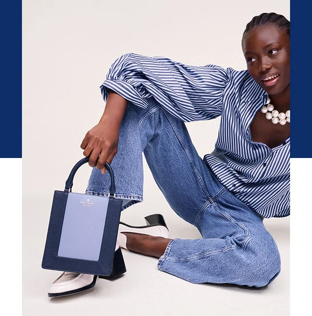 a mini size and  new colorblocking? count us in Shop Lena