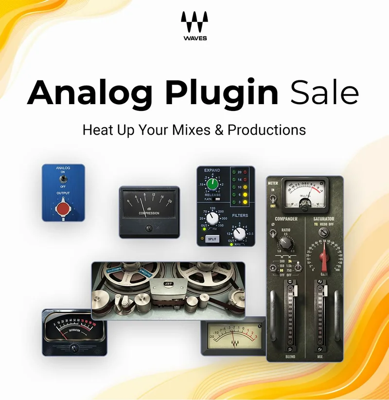 Analog Plugin Sale - Heat up your mixes & productions