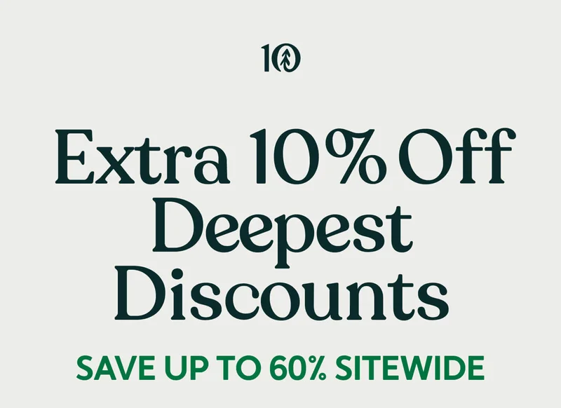 Extra 10% Off Deepest Discounts