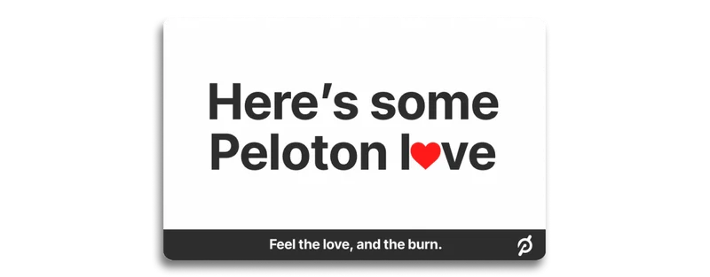 Here's some Peloton love