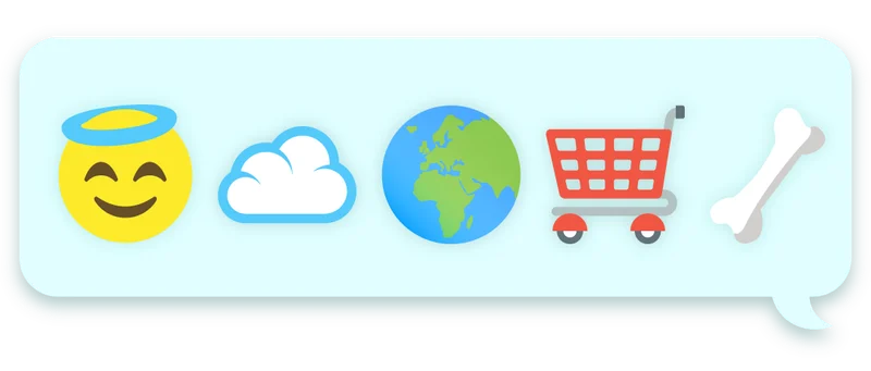 ☁️🌍🛒🏠🌇