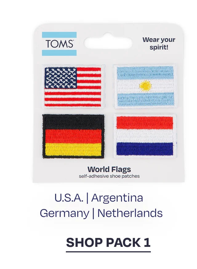 World Flags Patch Packs