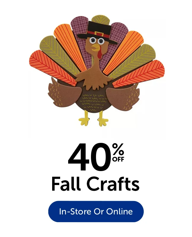 40% Off Fall Crafts