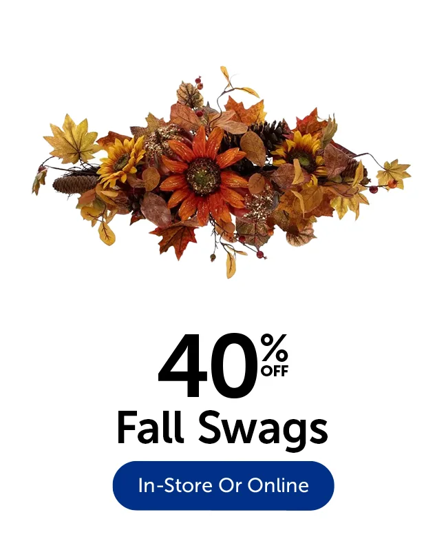 40% Off Fall Swags