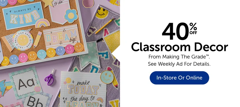 40% Off Classroom Decor - From Making The Grade™
