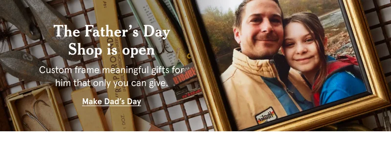 Custom frame meaningful gifts for him that only you can give.