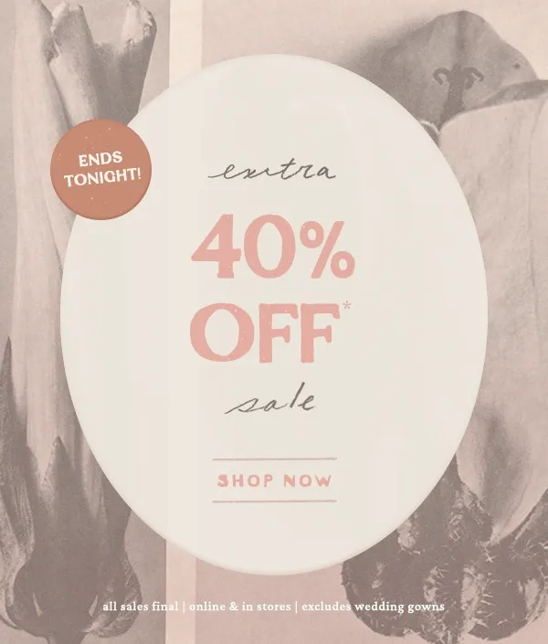 Limited extra 40% Off sale Shop Now