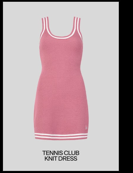 TENNIS CLUB KNIT DRESS