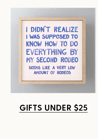 Gifts Under $25