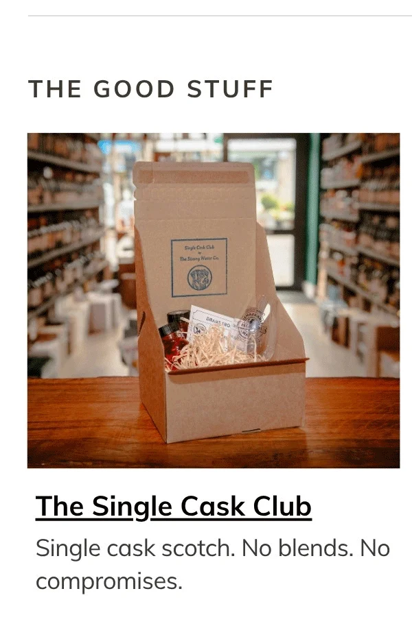 Scotch Whisky Subscription - The Single Cask Club