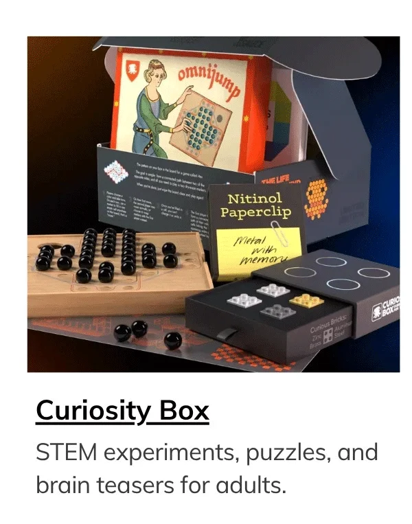 Curiosity Box - STEM Subscription for Teens and Adults