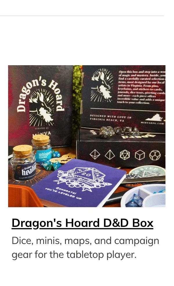 Dragon's Hoard D&D Monthly Box