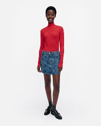 Maridenim Ruudut Unikko Skirt