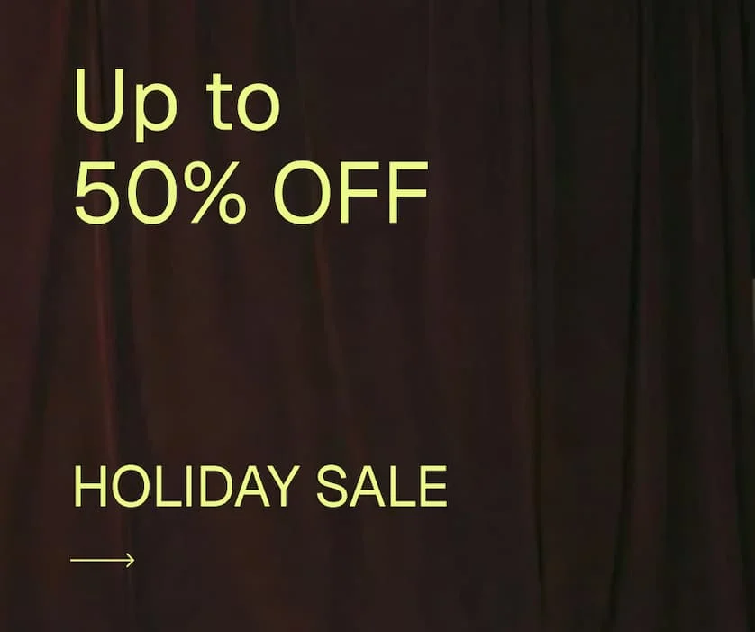 Holiday Sale