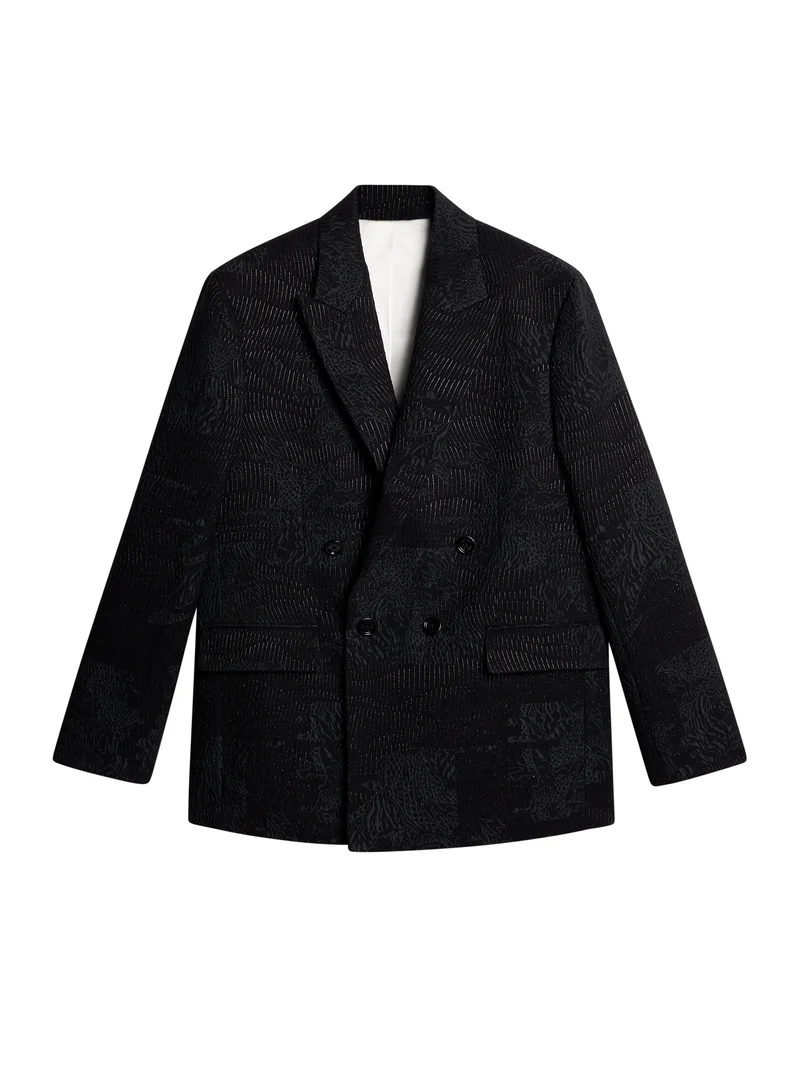 Image of David U Jacquard Blazer