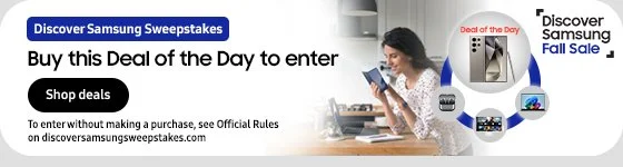Discover Samsung Fall Sale - Shop Sweepstakes
