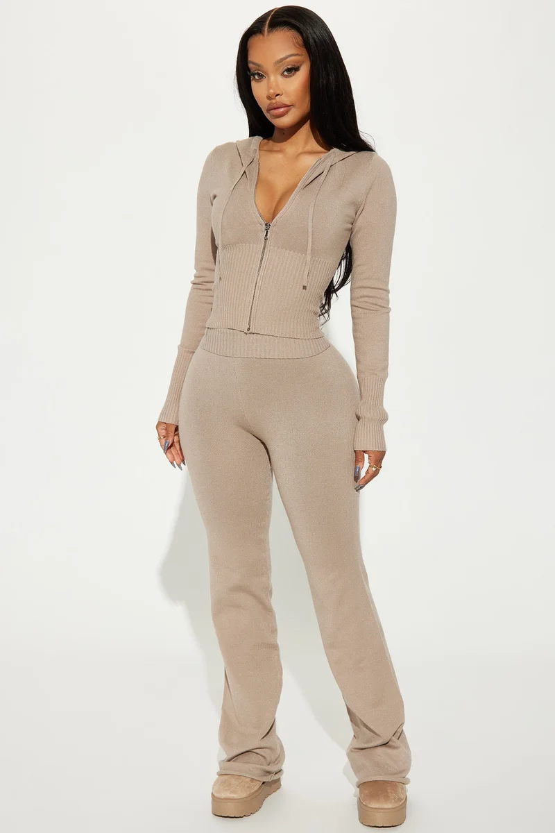 Image of Lena Sweater Pant Set - Oatmeal