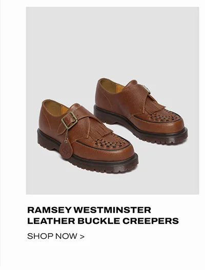 RAMSEY WESTMINSTER LEATHER BUCKLE CREEPERS
