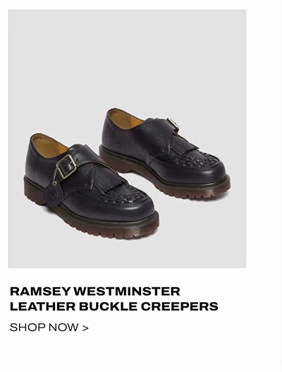 RAMSEY WESTMINSTER LEATHER BUCKLE CREEPERS