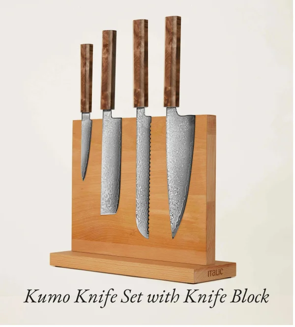 Kumo Knife Set with Knife Block