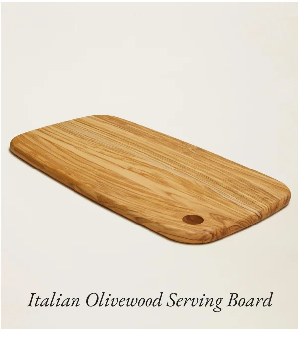 Grove Natural Italian Olivewood Serving Board