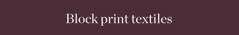 Block Print Textiles