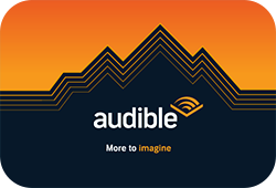 Audible ad. Copy reads: Audible. More to imagine.