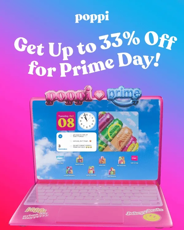 poppi | Get Up to 33% Off for Prime Day! GIF
