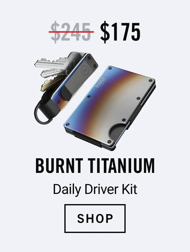 Burnt Titanium Daily Driver Kit | Now $175