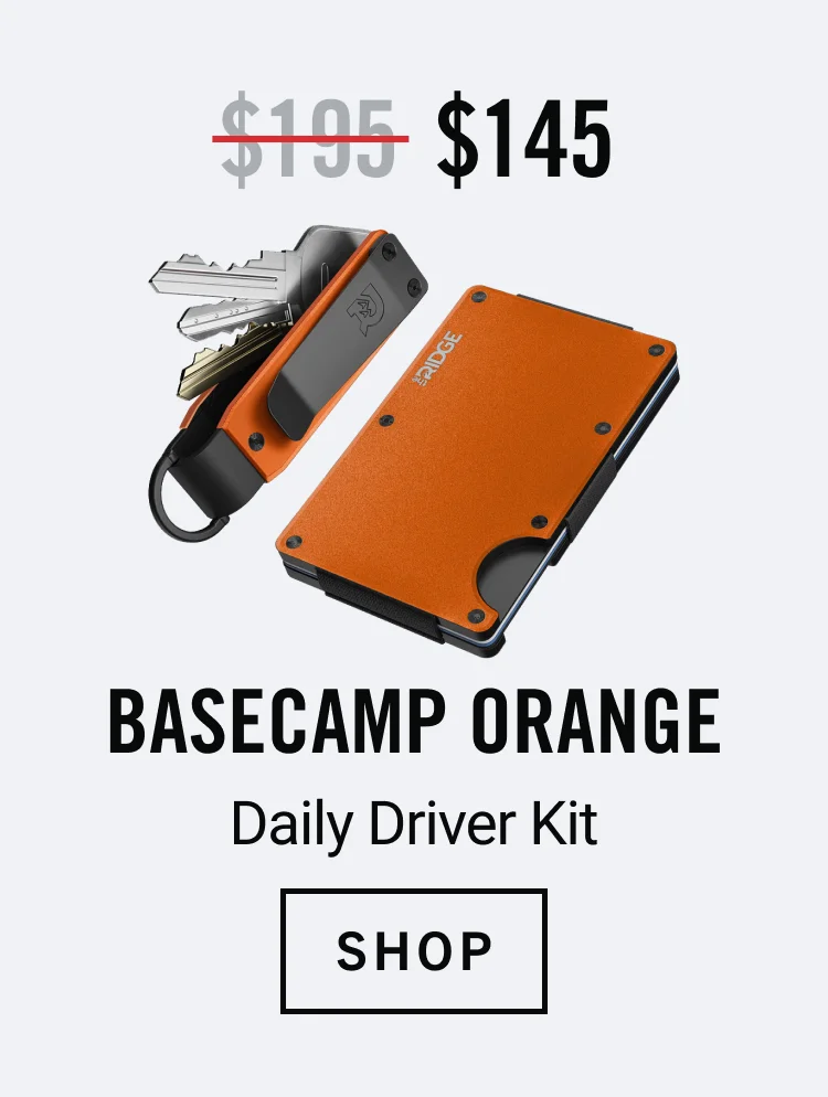 Basecamp Orange Daily Driver Kit | Now $145