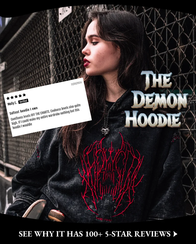 and! we restocked the best-selling highest rating most in-demand hoodie from our last spooky collection for all you freaks that dont have it yet