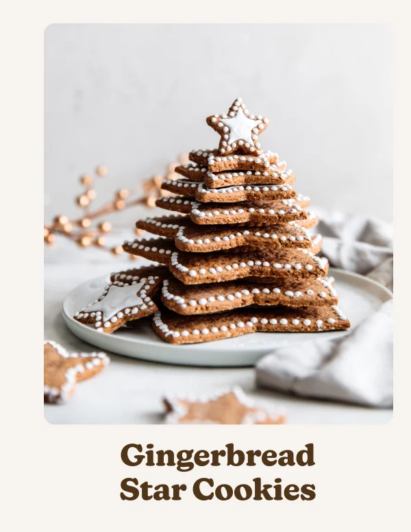 Gingerbread star cookie recipe