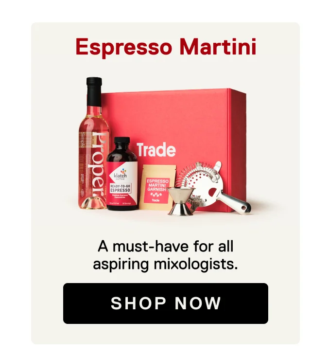 Espresso Martini Kit. Shop Now