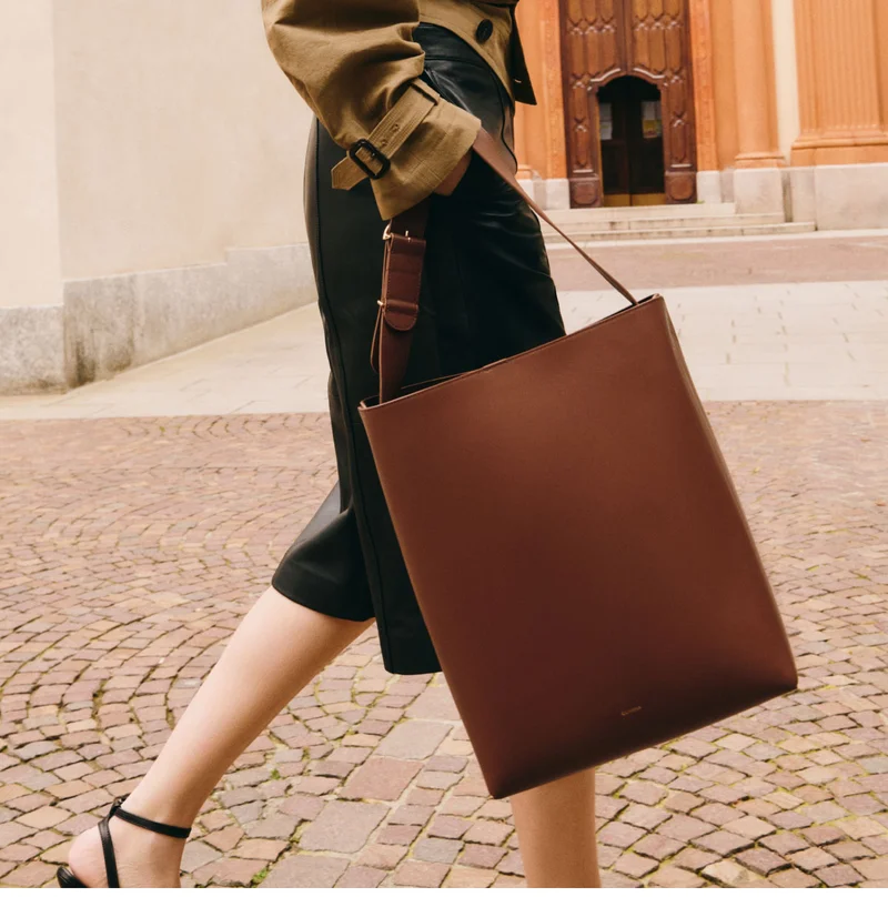 Oversized Linea Dark Chestnut