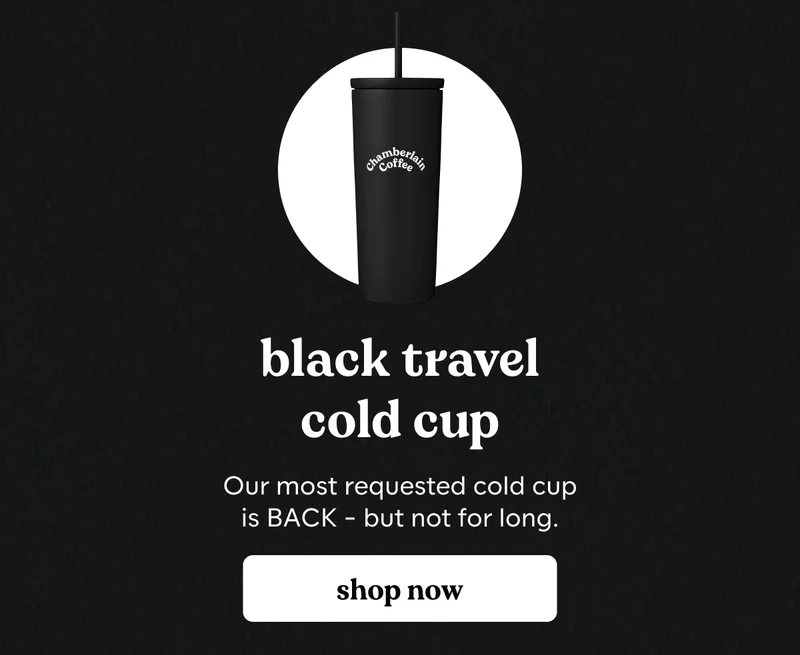 black cold cup