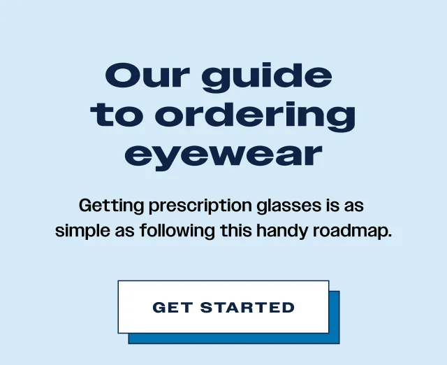 Our guide to ordering eyewear