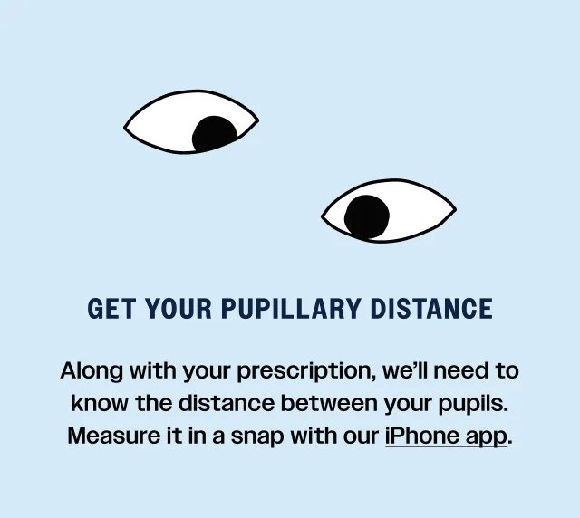 Get your pupillary distance