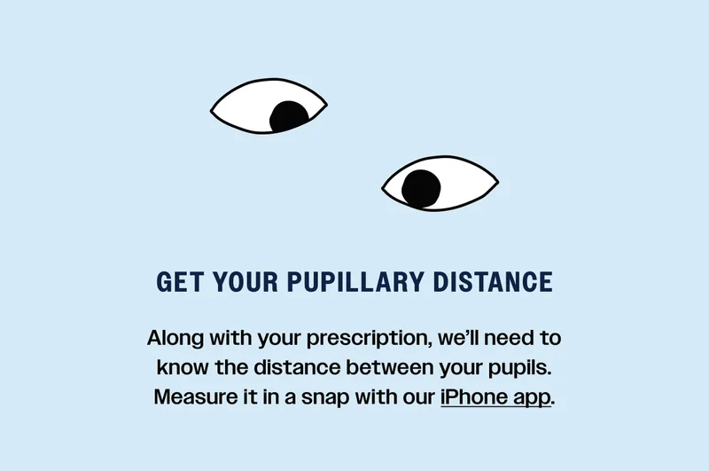 Get your pupillary distance