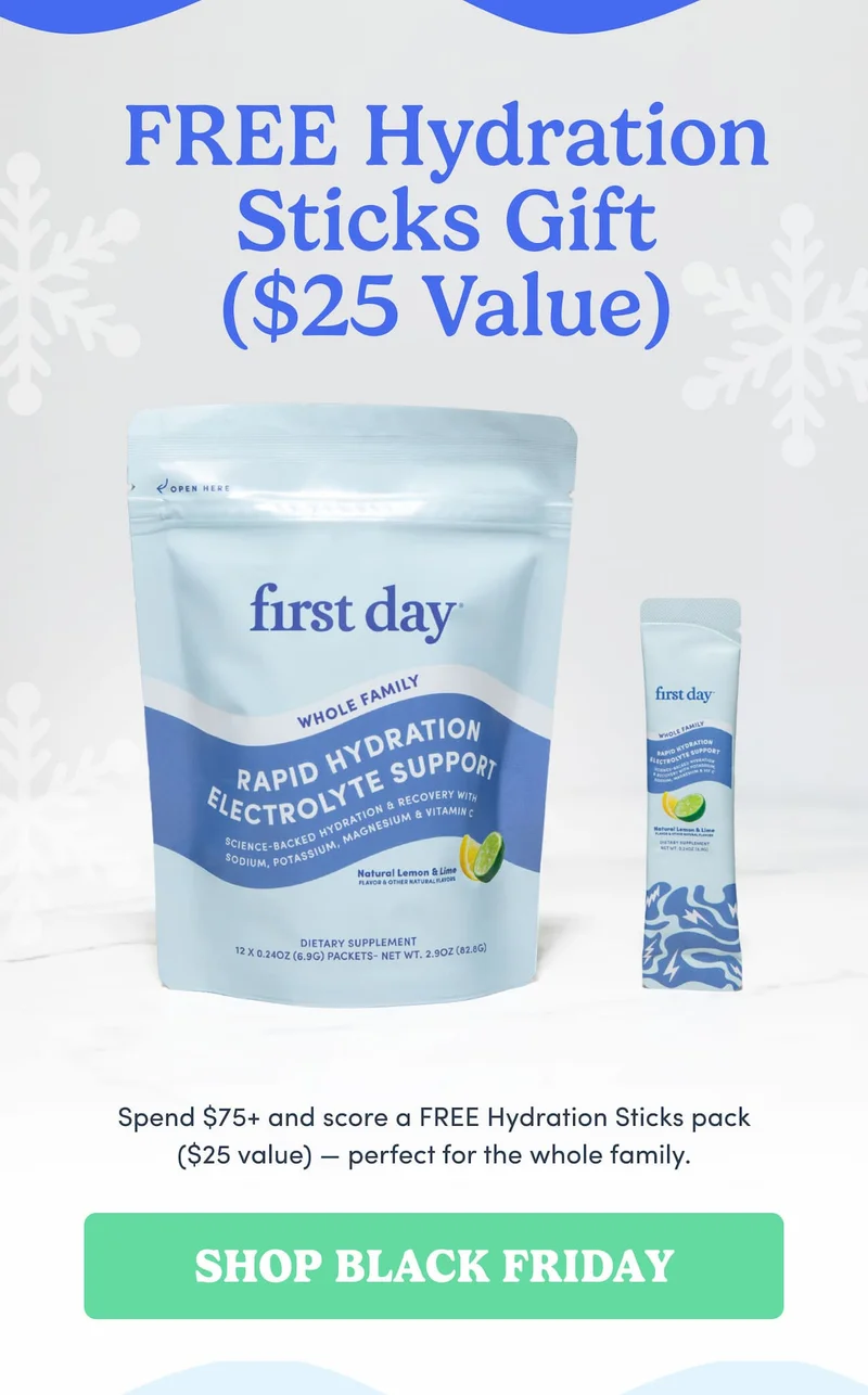 Free Hydration Sticks Gift ($25 value!)