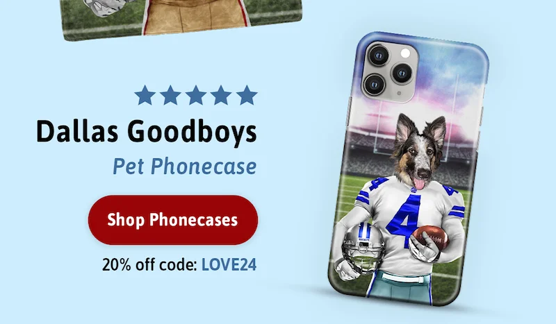 ⭐️⭐️⭐️⭐️⭐️ Dallas Goodboys Pet Phonecase. Shop 20% off phonecases with code discount code