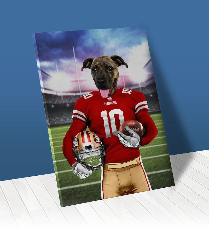 The 49ers Custom Pet Portrait